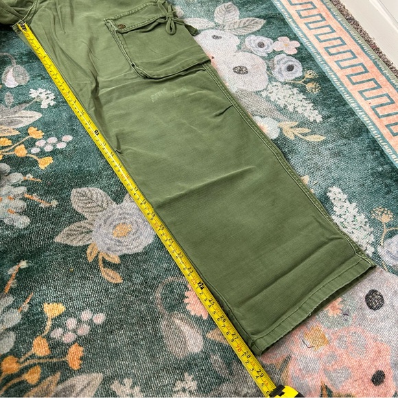 Anthropologie Pilcro Utility Cargo Pants NWT Women’s Green Straight Relaxed 28 - Picture 10 of 16